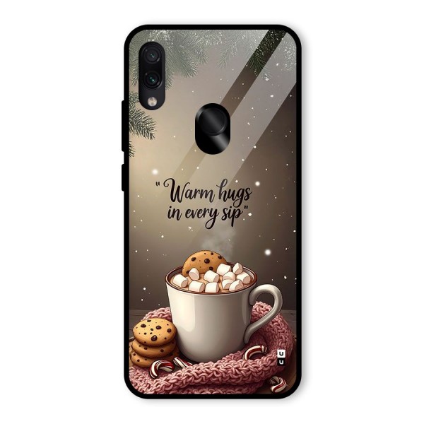 Warm Hugs Glass Back Case for Redmi Note 7S