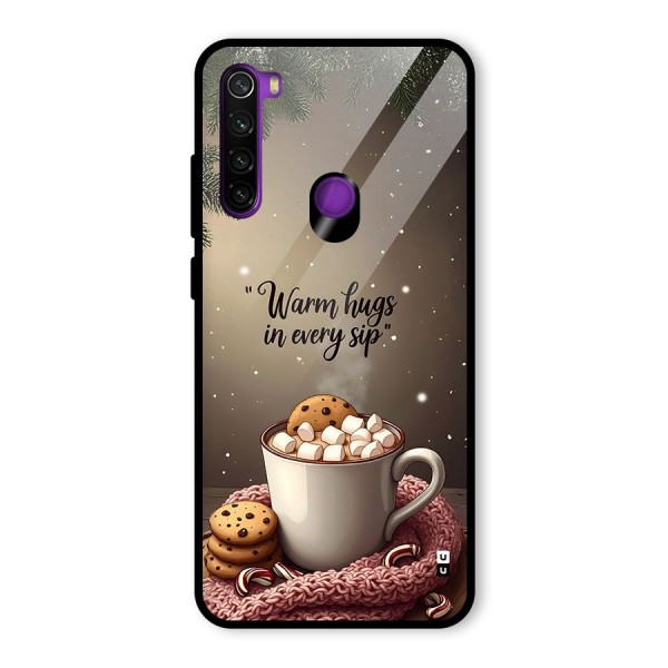 Warm Hugs Glass Back Case for Redmi Note 8