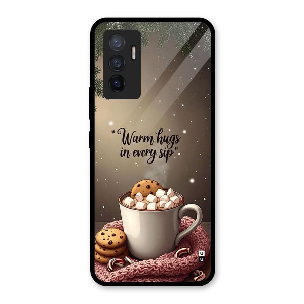 Warm Hugs Glass Back Case for Vivo V23e