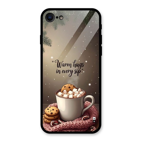 Warm Hugs Glass Back Case for iPhone SE 2022