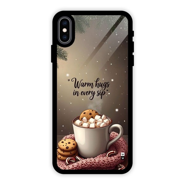 Warm Hugs Glass Back Case for iPhone XS Max