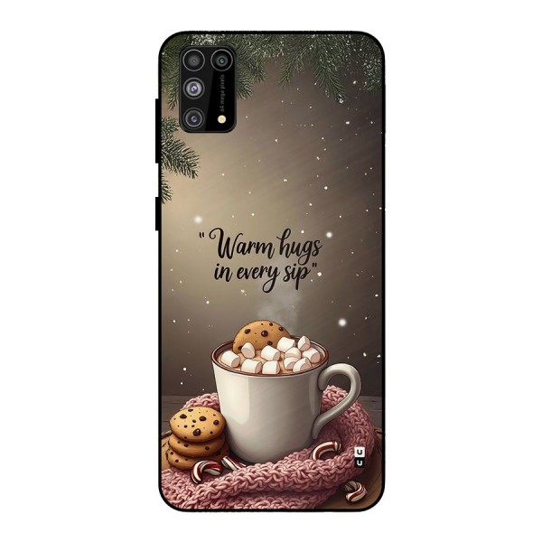 Warm Hugs Metal Back Case for Galaxy F41