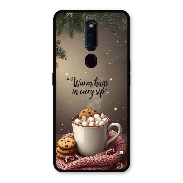 Warm Hugs Metal Back Case for Oppo F11 Pro