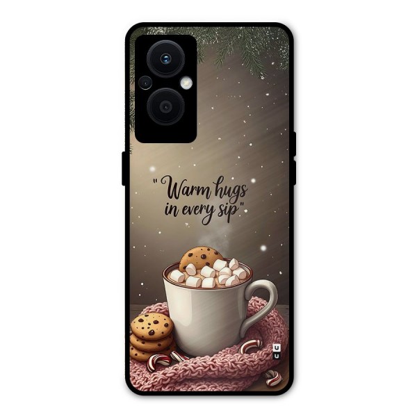 Warm Hugs Metal Back Case for Oppo F21s Pro 5G
