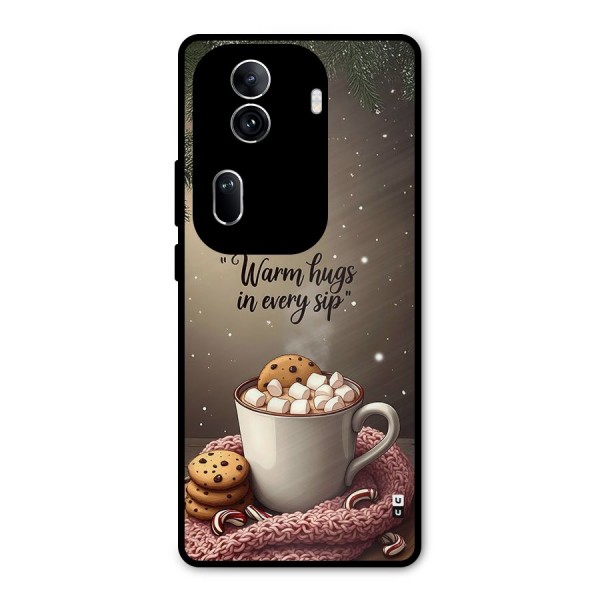 Warm Hugs Metal Back Case for Oppo Reno11 Pro 5G