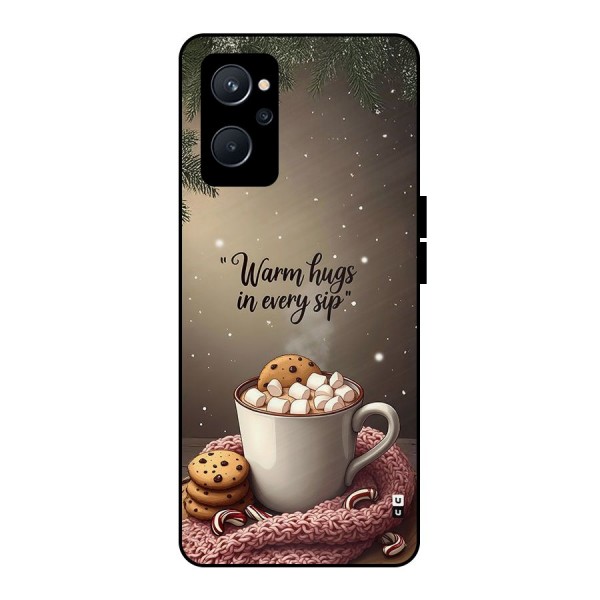 Warm Hugs Metal Back Case for Realme 9i 5G