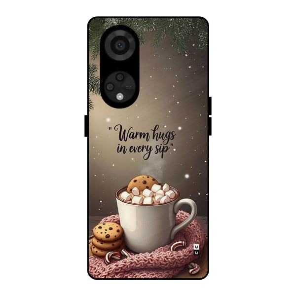 Warm Hugs Metal Back Case for Reno8 T 5G