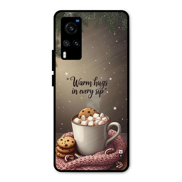 Warm Hugs Metal Back Case for Vivo X60