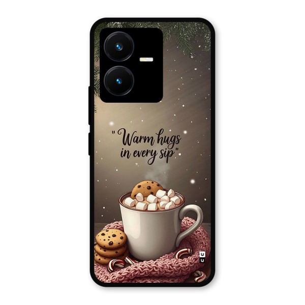 Warm Hugs Metal Back Case for Vivo Y22