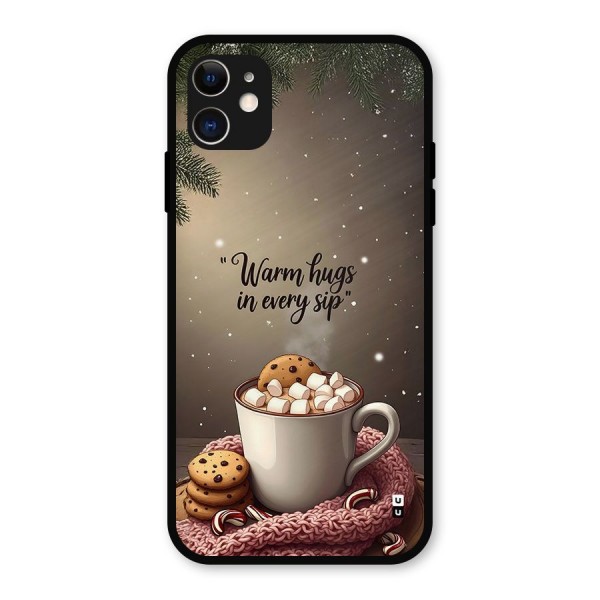 Warm Hugs Metal Back Case for iPhone 11