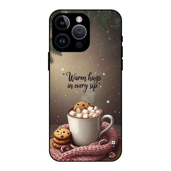 Warm Hugs Metal Back Case for iPhone 14 Pro Max