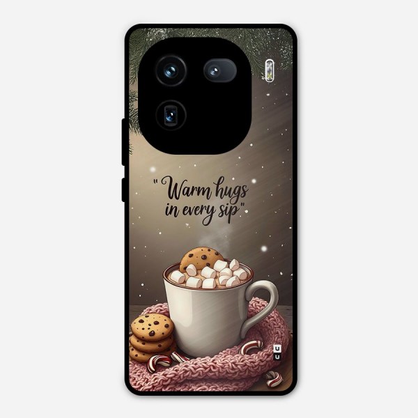 Warm Hugs Metal Back Case for iQOO 12