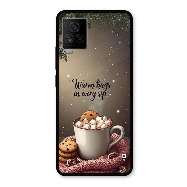 Warm Hugs Metal Back Case for iQOO 7 Legend 5G