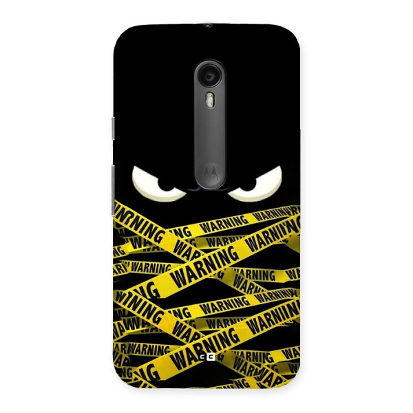 Warning Eyes Back Case for Moto G3