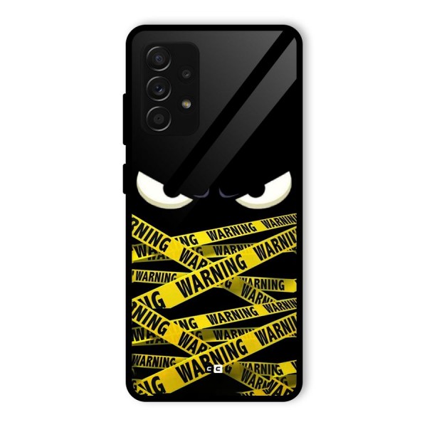 Warning Eyes Glass Back Case for Galaxy A53 5G