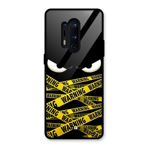 Warning Eyes Glass Back Case for OnePlus 8 Pro