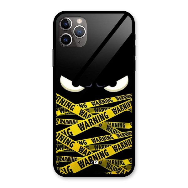 Warning Eyes Glass Back Case for iPhone 11 Pro Max