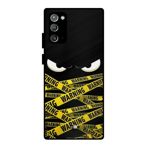 Warning Eyes Metal Back Case for Galaxy Note 20