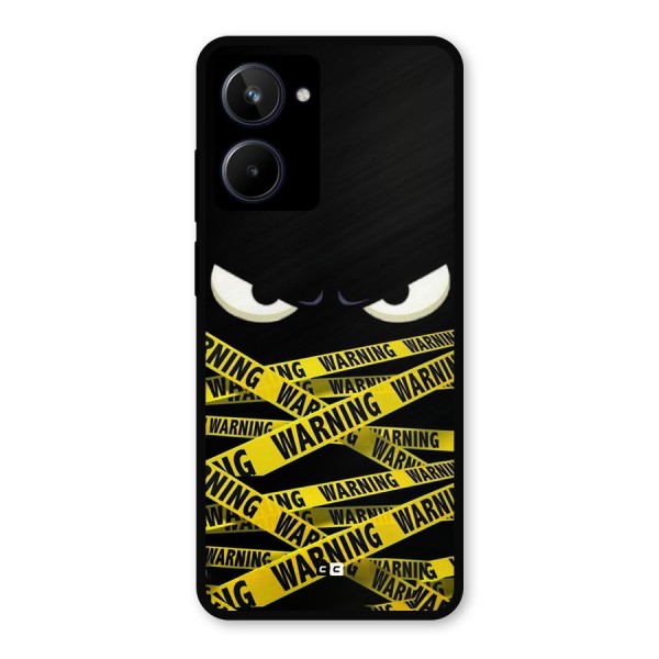 Warning Eyes Metal Back Case for Realme 10
