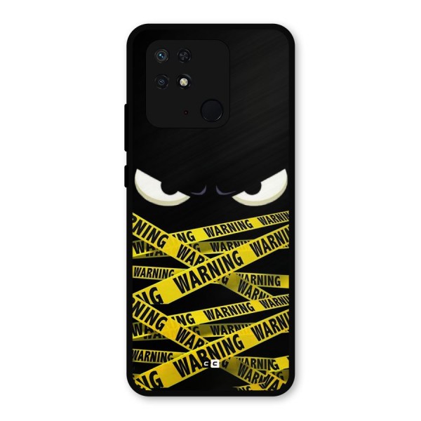 Warning Eyes Metal Back Case for Redmi 10 Power