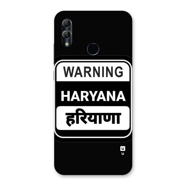 Warning Haryana Back Case for Honor 10 Lite