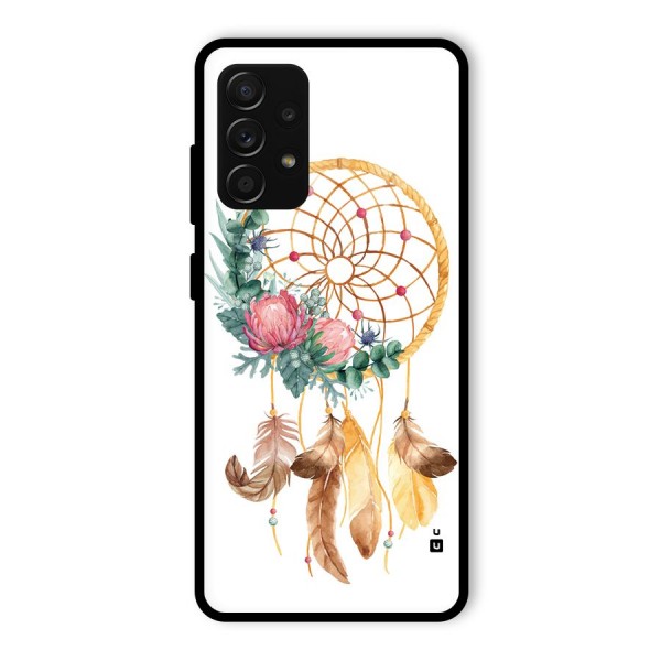 Watercolor Dreamcatcher Glass Back Case for Galaxy A53 5G