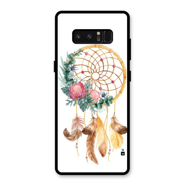 Watercolor Dreamcatcher Glass Back Case for Galaxy Note 8
