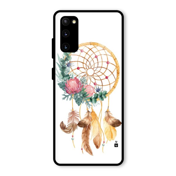 Watercolor Dreamcatcher Glass Back Case for Galaxy S20 FE 5G