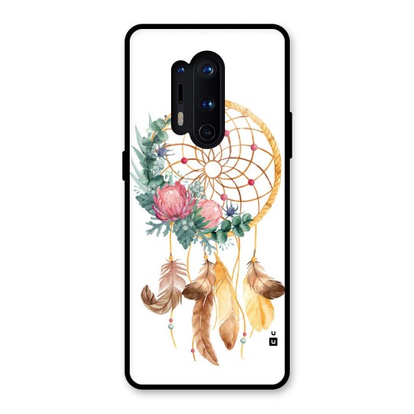 Watercolor Dreamcatcher Glass Back Case for OnePlus 8 Pro