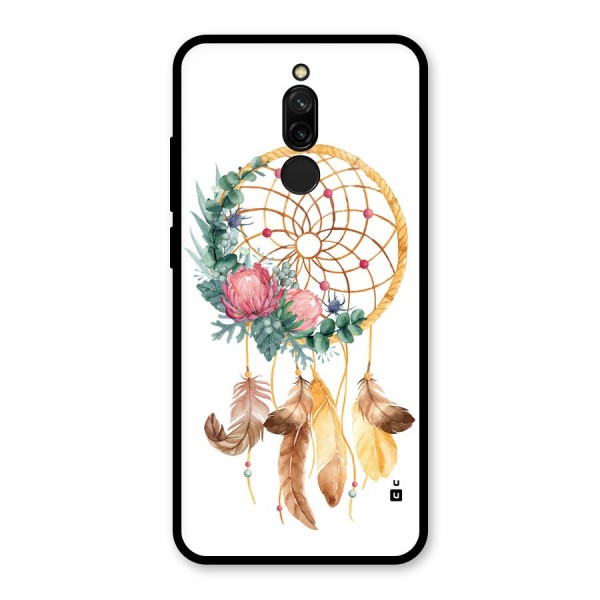Watercolor Dreamcatcher Glass Back Case for Redmi 8