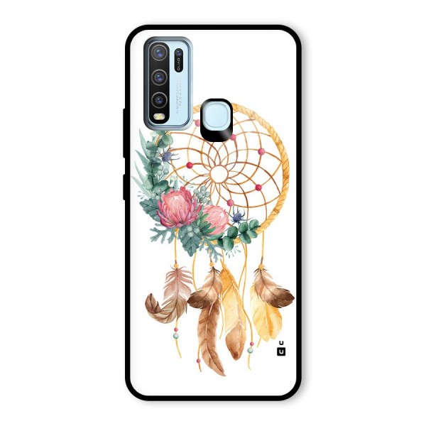 Watercolor Dreamcatcher Glass Back Case for Vivo Y50