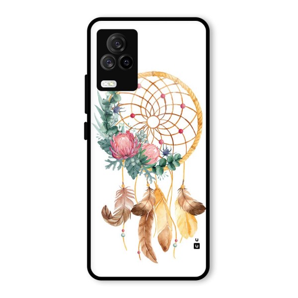 Watercolor Dreamcatcher Glass Back Case for Vivo iQOO 7 Legend 5G