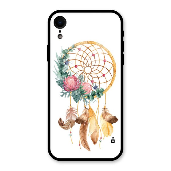 Watercolor Dreamcatcher Glass Back Case for iPhone XR