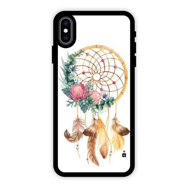 Watercolor Dreamcatcher Glass Back Case for iPhone XS Max