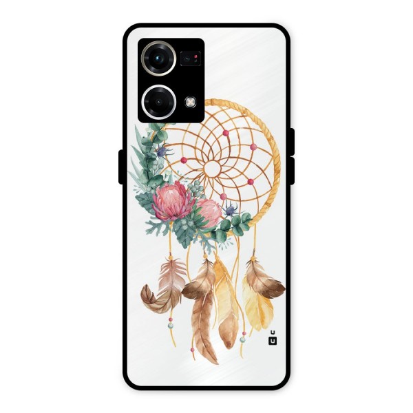 Watercolor Dreamcatcher Metal Back Case for Oppo F21 Pro 4G