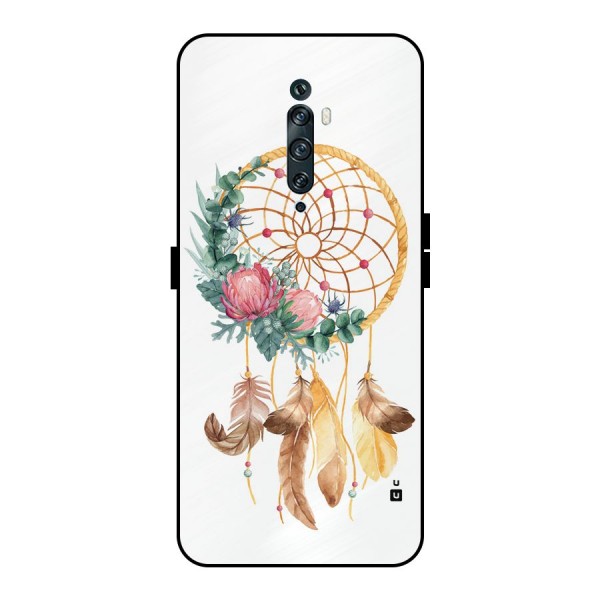 Watercolor Dreamcatcher Metal Back Case for Oppo Reno2 F