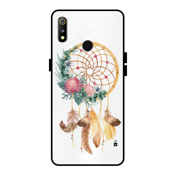Watercolor Dreamcatcher Metal Back Case for Realme 3