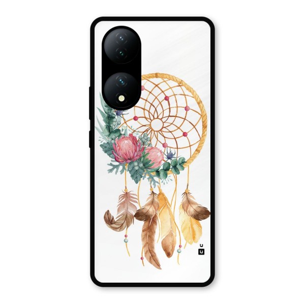 Watercolor Dreamcatcher Metal Back Case for iQOO Z7s