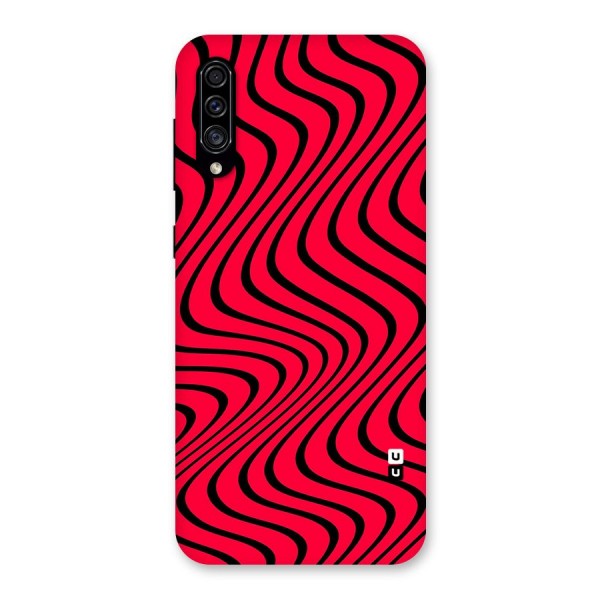 Waves Pattern Print Back Case for Galaxy A30s
