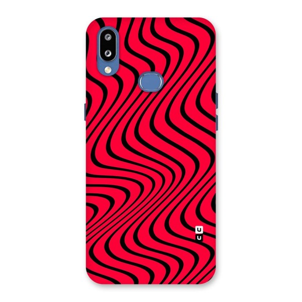 Waves Pattern Print Back Case for Galaxy M01s