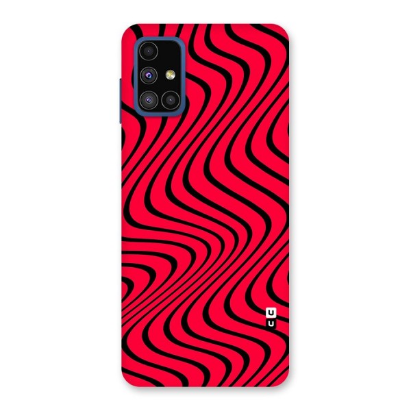Waves Pattern Print Back Case for Galaxy M51