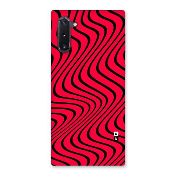 Waves Pattern Print Back Case for Galaxy Note 10