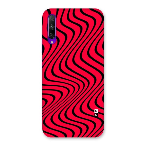 Waves Pattern Print Back Case for Honor 9X Pro