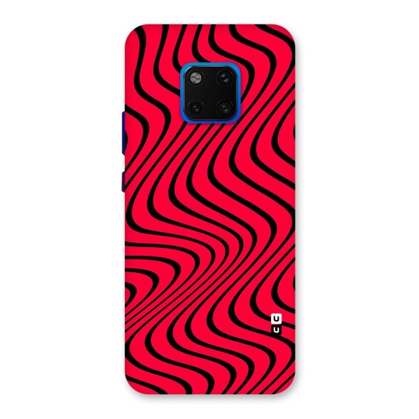 Waves Pattern Print Back Case for Huawei Mate 20 Pro