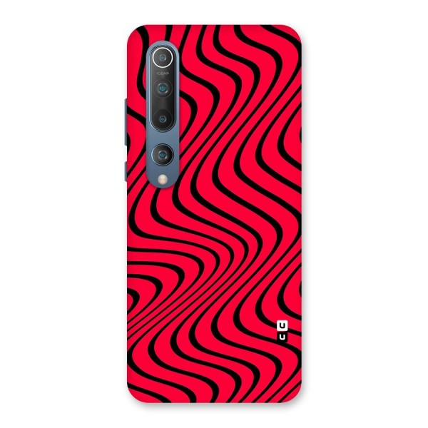 Waves Pattern Print Back Case for Mi 10