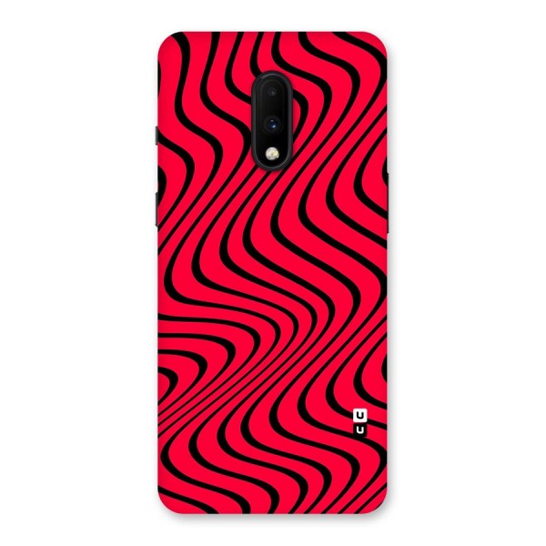 Waves Pattern Print Back Case for OnePlus 7