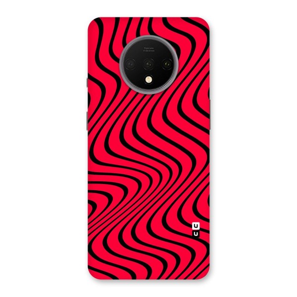 Waves Pattern Print Back Case for OnePlus 7T