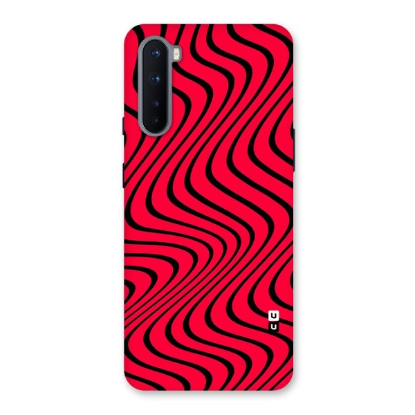 Waves Pattern Print Back Case for OnePlus Nord