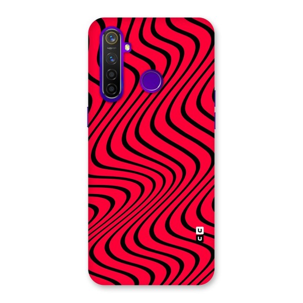 Waves Pattern Print Back Case for Realme 5 Pro