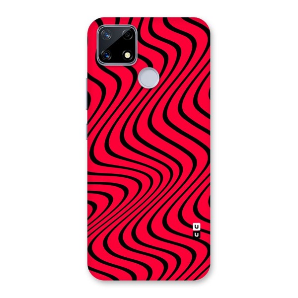 Waves Pattern Print Back Case for Realme Narzo 20